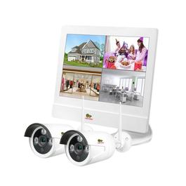 Комплект видеонаблюдения Partizan Outdoor Wireless Kit LCD 1MP 2xIP