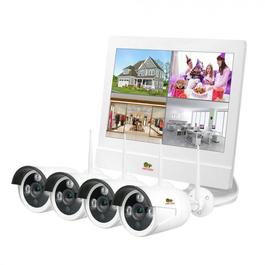 Комплект видеонаблюдения Partizan Outdoor Wireless Kit LCD 2MP 4xIP