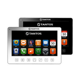 Prime Slim (White) Tantos Монитор видеодомофона, цв. TFT LCD 7", сенсорные кнопки, hands-free, 2 вх.